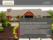 Tablet Screenshot of coach-apts.com